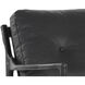 Gilmore Black / Black Leather Lounge Chair